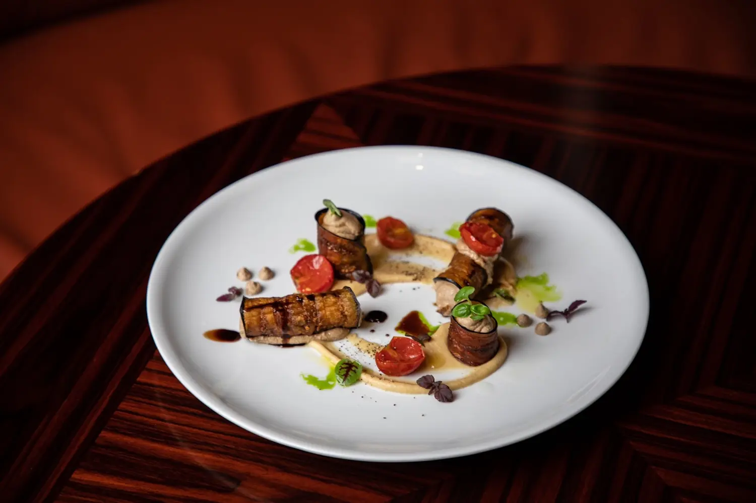 Refined eggplant dish